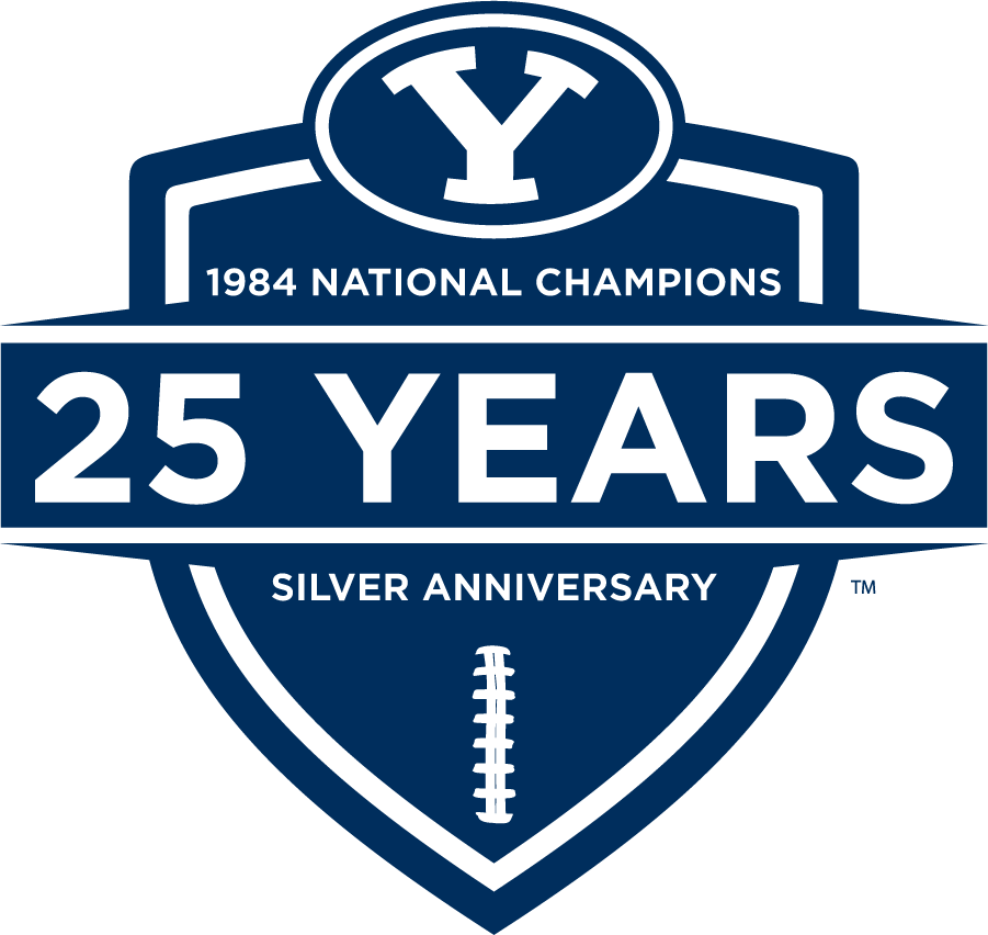 Brigham Young Cougars 2009 Anniversary Logo iron on transfers for clothing